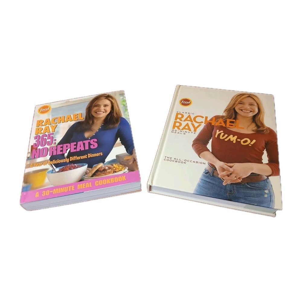 Rachael Ray Cookbook Bundle 365 No Repeats, And Classic Racharl Ray 30 Min Meals